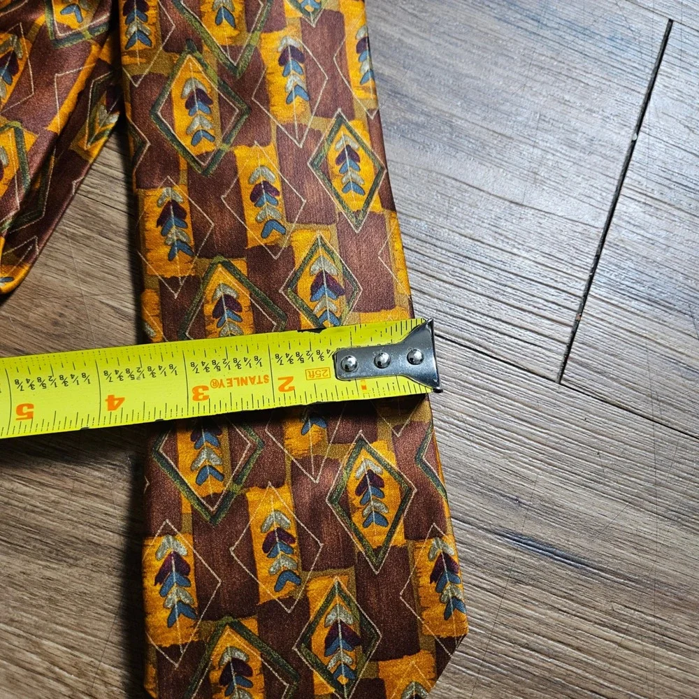 Vintage Ermenegildo Zegna Mens Silk Tie Necktie‎ Old Money Retro Luxury Fallcore